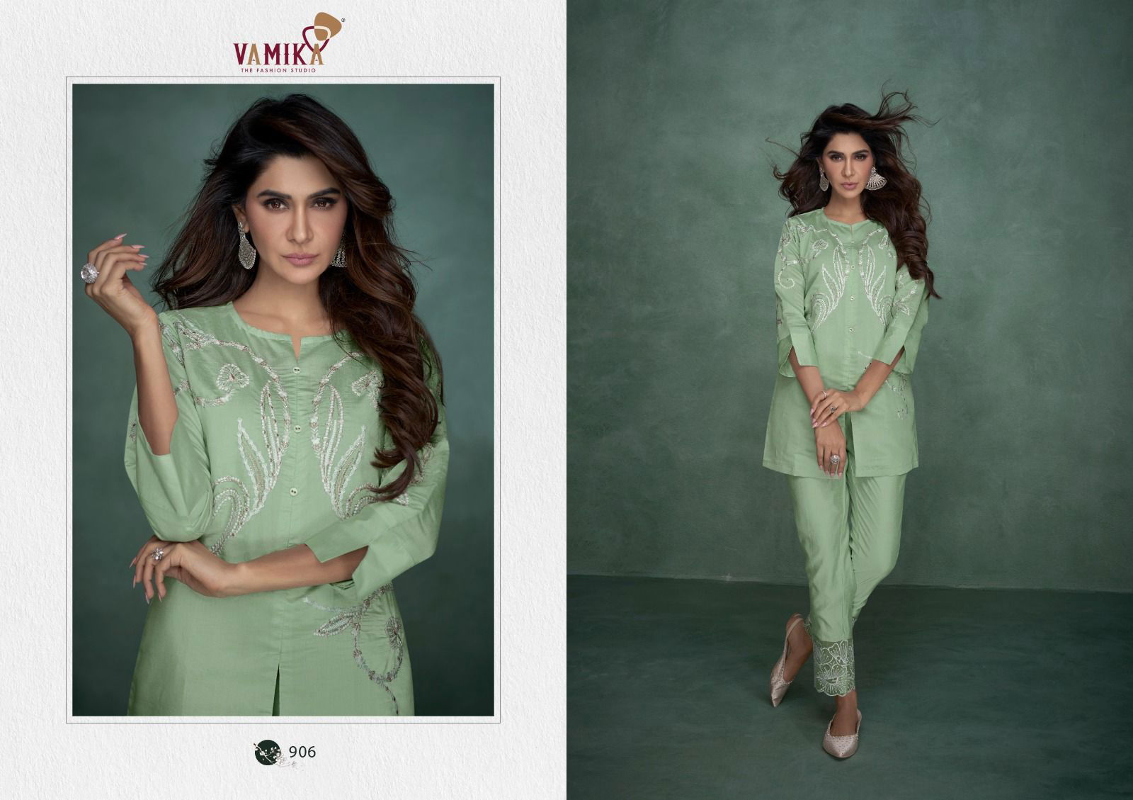 Aleena By Vamika 901 To 906 Exclusive Super Hit Cord Set Wholesalers In Delhi